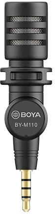 BOYA Miniature Condenser Microphone BY-M110