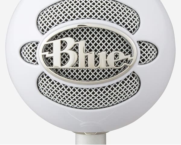 Blå mikrofoner Snowball iCE USB - Hvid