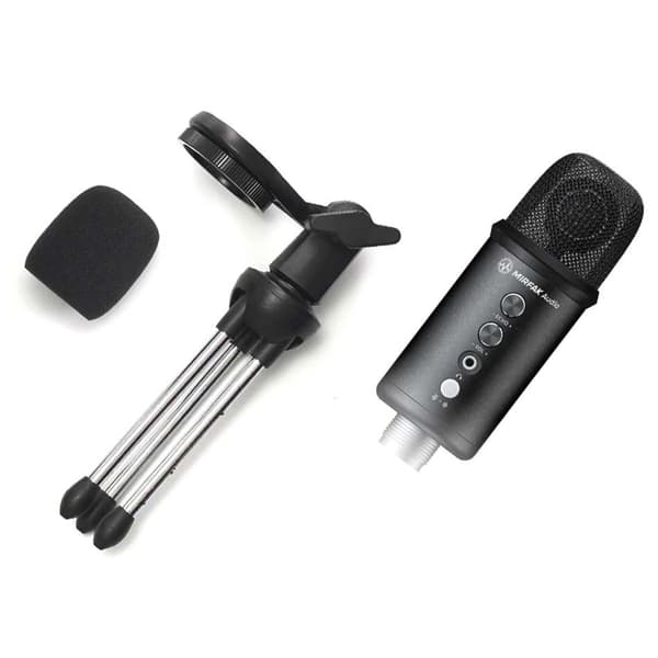 Mirfak Videokamera Mikrofon Tu1 Usb Søvfarvet