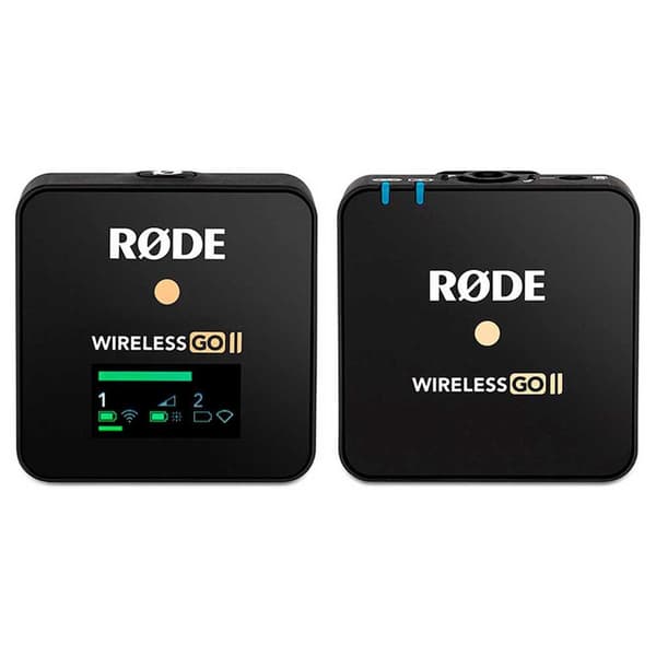 Rode Smartphone Och Videokamera Mikrofon Wireless Go Ii Svart