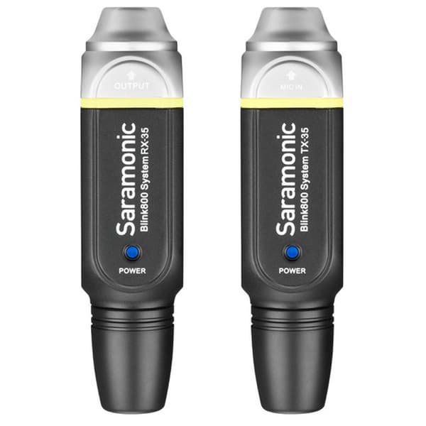 Saramonic Trådløst Videokamera Mikrofonsystem Blink 800 B1 Lavalier 5.8ghz Sort