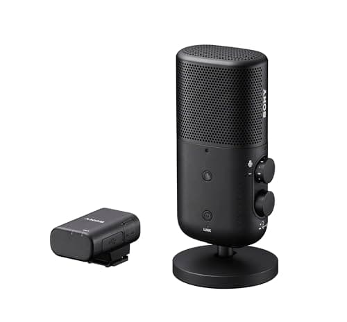 Sony ECM-S1 | ECM-S1 trådløs standmikrofon til podcasts, streaming og møder
