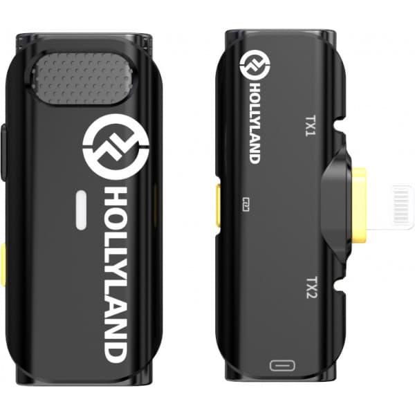 Hollyland Lark C1 Solo iOS trådlöst mikrofonsystem, svart