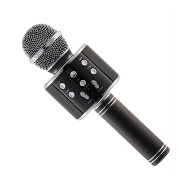 Bluetooth trådlös mikrofon Karaoke Högtalare Musikspelare KTV Sångmikrofon Handhållen mikrofon 1800Mah