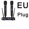 Miniatyrbillede 1 af 2: Trådløst mikrofonsystem, dobbeltkanal, UHF frekvens, EU-stik 511 538 MHz