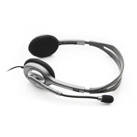 Logitech | Stereoheadset | H111 | Inbyggd mikrofon | 3,5 mm | Grå
