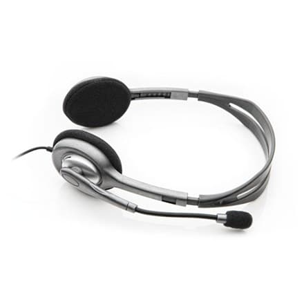 Logitech | Stereoheadset | H111 | Inbyggd mikrofon | 3,5 mm | Grå