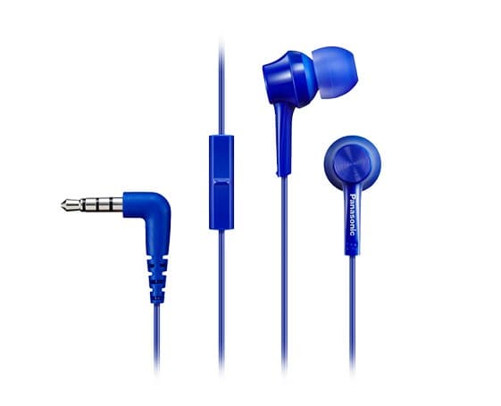 Panasonic | RP-TCM115E-A | Kanaltyp | Trådbunden | In-ear | Mikrofon | Blå