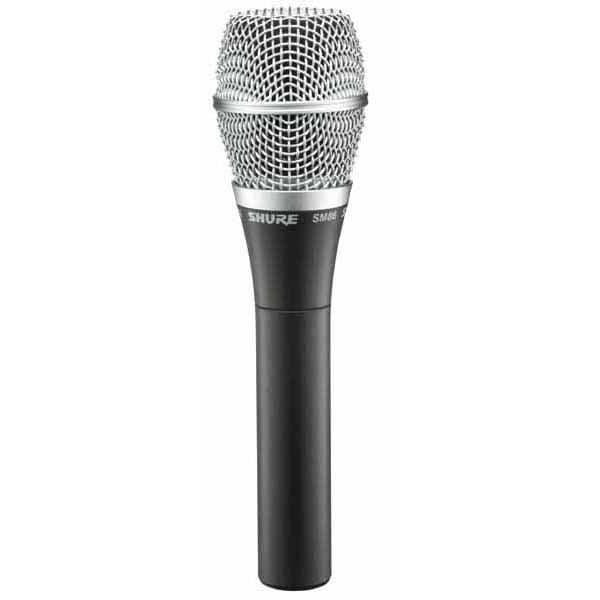 Micro SM 86 sångmikrofon - SHURE - Sångmikrofon - Elektrostatisk - Trepunktsupphängning - Trådad