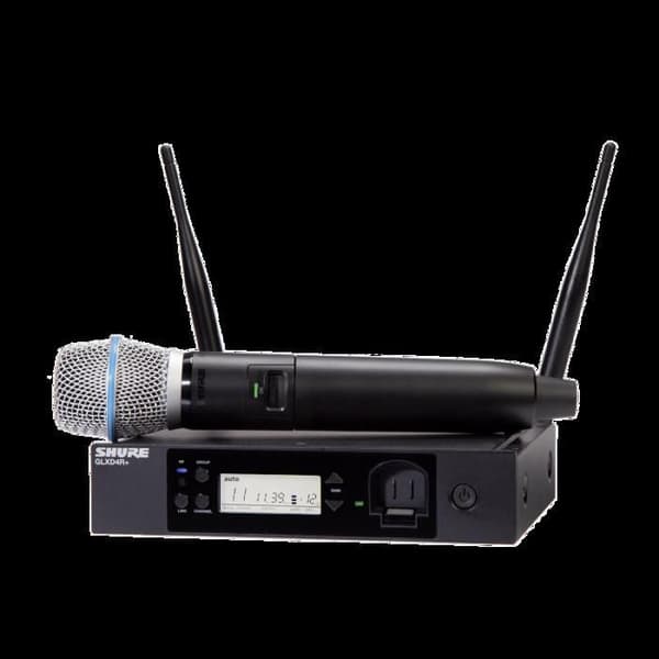 Shure GLXD24R+E-B87A-Z4 - Glxd24+ rackmonterad hf-systemmikrofon beta87a