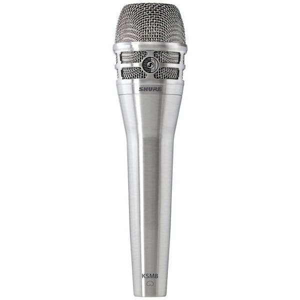 Shure Dualdyne KSM8 borstad nickelmikrofon