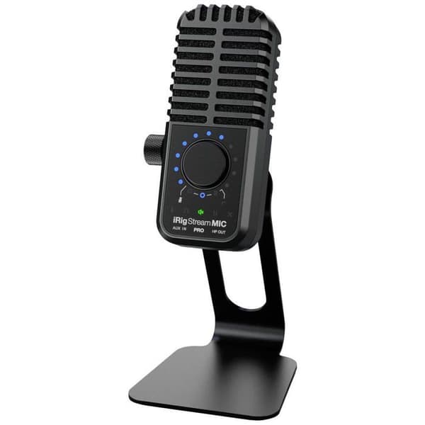 IK Multimedia iRig Stream Mic Pro Stand Studiomikrofon Överföringstyp (detaljer): ansluten med stativ, med kabel