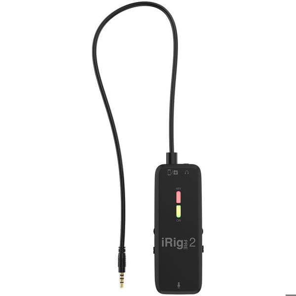 IK Multimedia iRig Pre 2 Lavalier Mikrofon Mobiltelefon Mikrofon Överföringstyp (detaljer): trådbunden