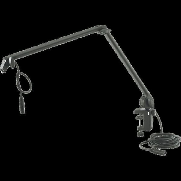 Ledbart bordsmikrofonstativ + kabel K&amp;M 23860