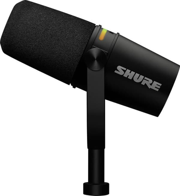 SHURE MV7+-K - Digital mikrofon för skrivbord och podcast