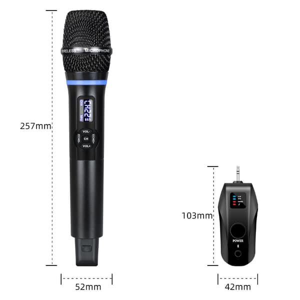 INF Trådløs mikrofon-D900+N27