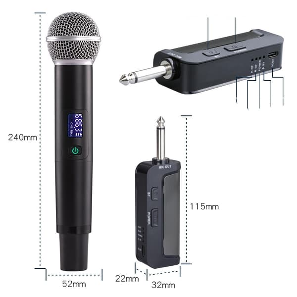 INF Trådlös mikrofon MK3+P78