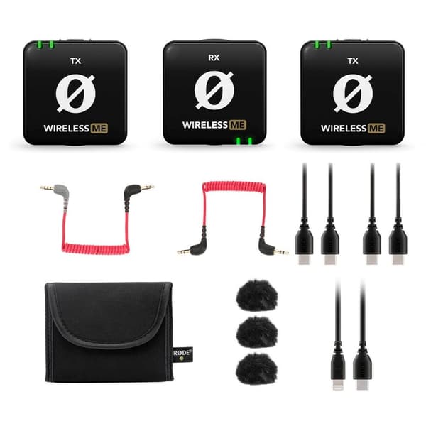 RODE Wireless ME Dual - kompakt trådløst mikrofonsystem med to sendere til to-kanals optagelse