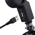 Miniatyrbild 3 av 4: Trust Gaming GXT 255+ Onyx Professionell spelmikrofon med arm, kardioid, USB-bommikrofon för PC, Gamer, Streaming