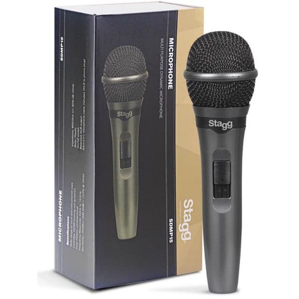 Dynamisk mikrofon - SDMP15 - Cardioid - Röst och instrument - XLR-utgång - 3,5 m