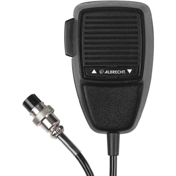 Mikrofon CB Albrecht AE Elektret - 6-pin kontakt - Känslighet 2 mV/bar