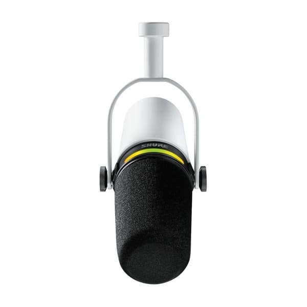 Shure MV7+-W - talarstol/sångmikrofon med XLR/USB-C-kontakt, vit