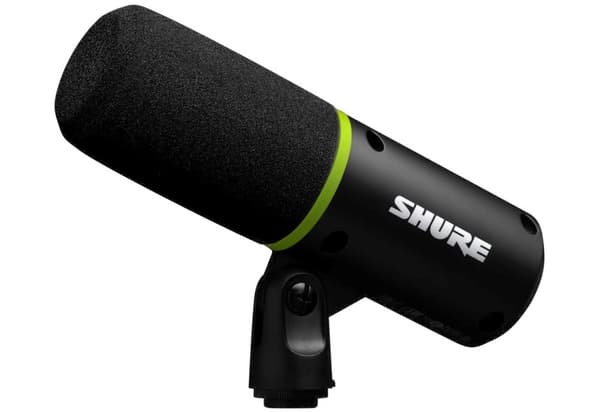 Shure MV6 - USB-C kardioid dynamisk mikrofon til gamere og streamere