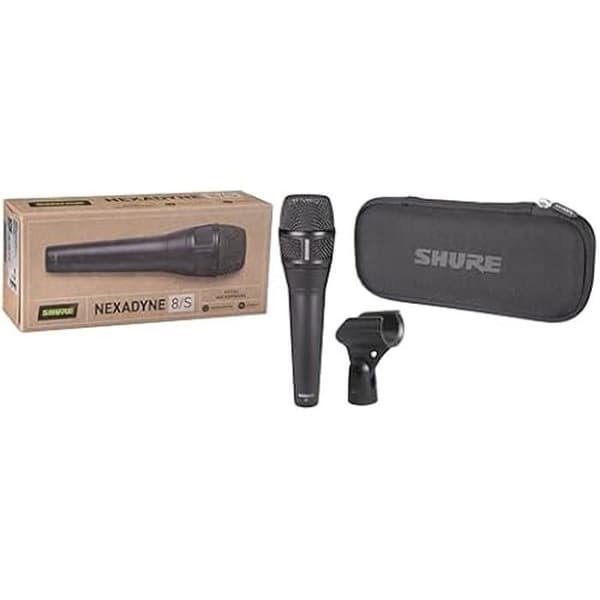 Shure Nexadyne 8/S Supercardioid dynamisk sångmikrofon med Dual Motor Technology