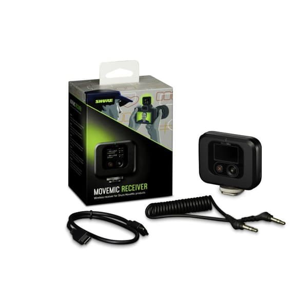 MoveMic-mottagare - Shure - MV R Z6 - Trådlös - Kompatibel med MV ONE och TWO - Svart