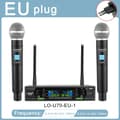 Miniatyrbillede 2 af 2: UHF trådløs mikrofon, håndholdt stil, dynamisk lydkvalitet,EU STIK