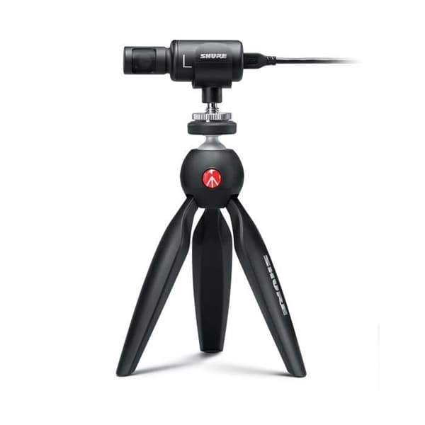 SHURE MV88+DIG-VIDKIT - Streaming - Digital stereokondensatormikrofon för Apple och Android