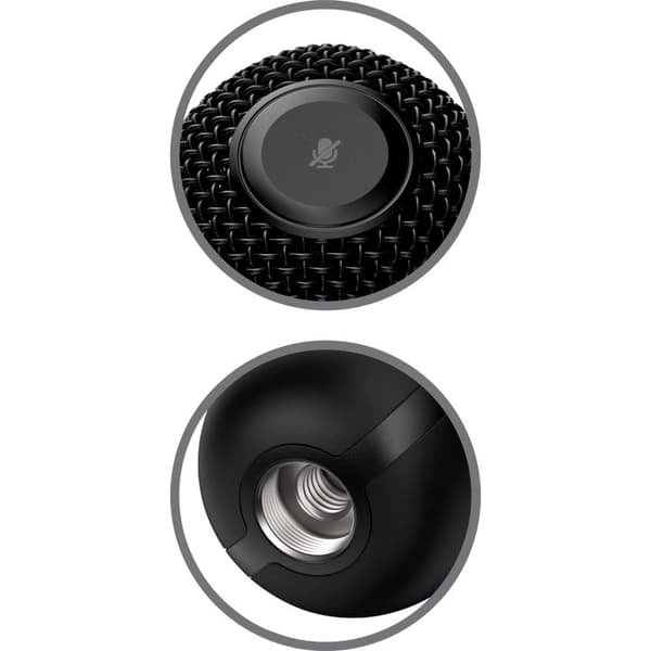 HyperX SoloCast Black Microphone, Cardioid, Plug N Play ljudinspelning med USB-C-anslutning, PC, PS5, PS4, Mac