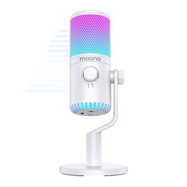 Spillmikrofon Maono DM30RGB (hvit)
