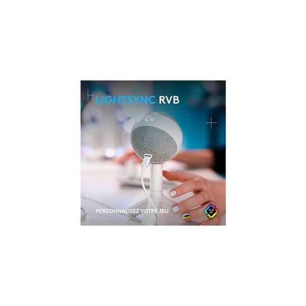 BLÅ MIKROFON Modell av produkten