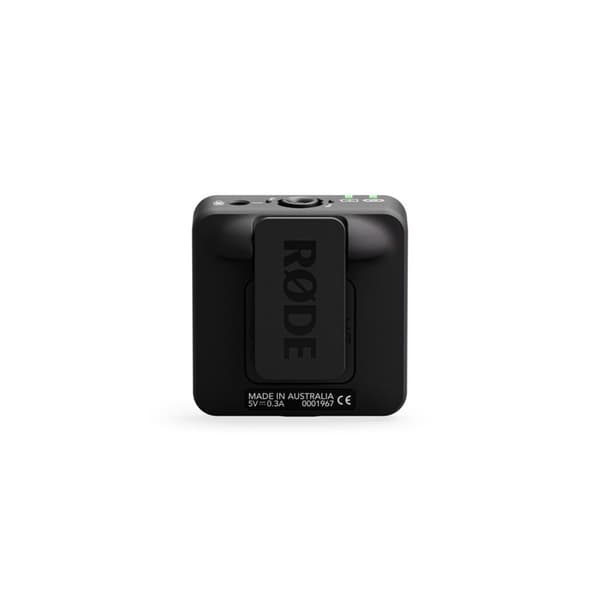 RODE Wireless ME Dual - Kompakt bezprzewodowy system mikrofonowy z dwoma nadajnikami do nagrywania dwukanałowego (czarny)
