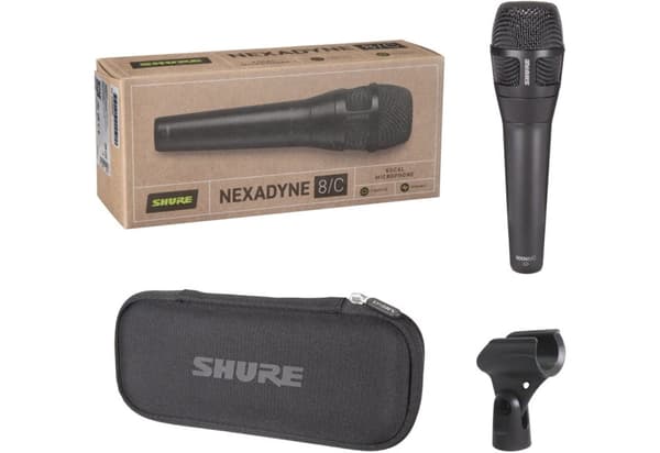 Shure Nexadyne™ 8/C - dynamisk mikrofon, kardioid med XLR-kontakt, svart