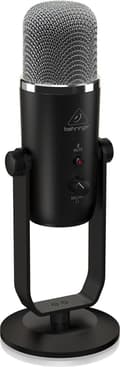 Miniatyrbillede 2 af 5: Behringer BIGFOOT mikrofon Sort studiemikrofon