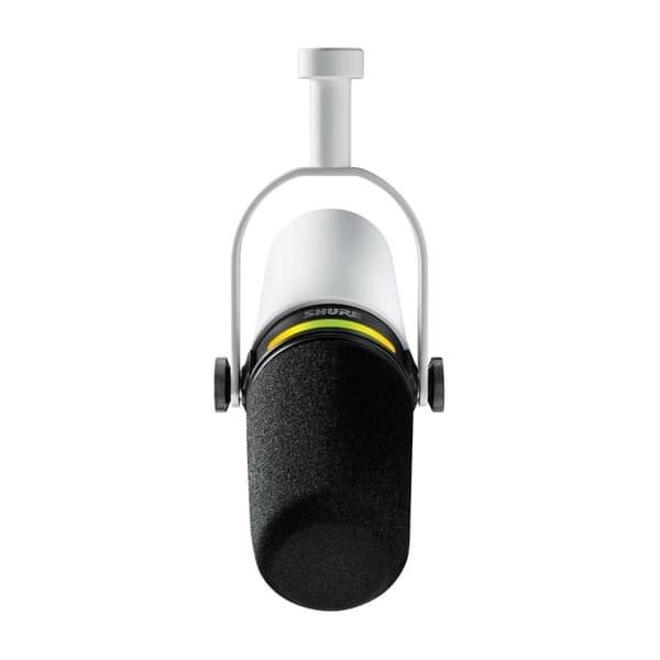 Shure MV7+-W - talerstol/vokalmikrofon med XLR/USB-C-stik, hvid