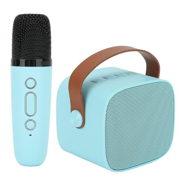 Bärbar Bluetooth Karaoke-högtalare med 1 trådlös mikrofon