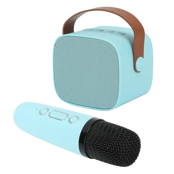Bärbar Bluetooth Karaoke-högtalare med 1 trådlös mikrofon