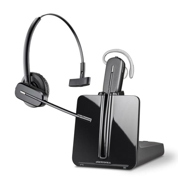Trådløse hovedtelefoner med mikrofon Poly CS540/A Sort