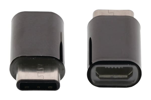 Valueline VLCP60910B USB 2.0 Adapter USB-C han - USB Micro-B hun sort