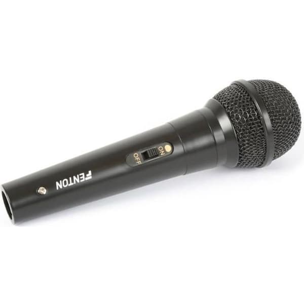 Dynamisk mikrofon Fenton DM100 - Svart, 3 meters sladd