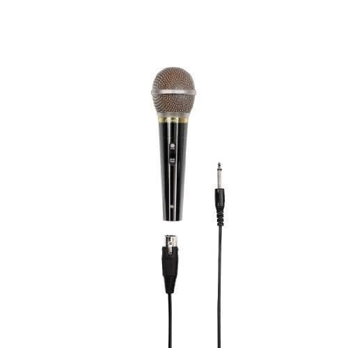 HAMA DM-60 dynamisk mikrofon - Svart - Känslighet -70 dB - Frekvens 90-10000 Hz