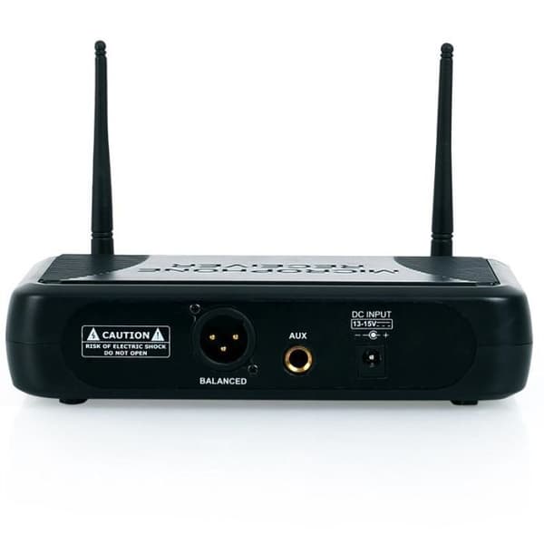 Micro trådlös Vonyx STWM712 - VHF-system med 2 kanaler - Idealisk för professionella evenemang - 50 meter