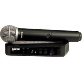 Shure PG58 trådlöst handhållet mikrofonsystem