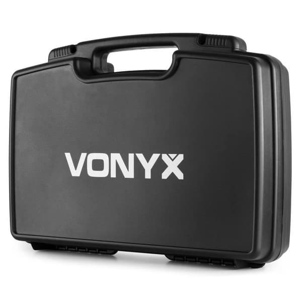 Set med 2 trådlösa mikrofoner Vonyx WM82 med ficka sändare - 2 Kanaler