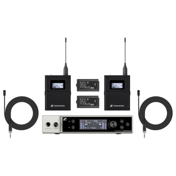 Sennheiser EW-DX MKE 2 Set Q1-9 Mikro HF Sång