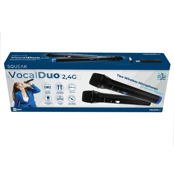 KARAOKE MIKROFONSET VOCALDUO 2.4G SQ1007