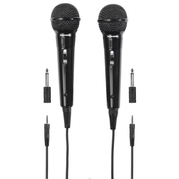 Mikrofon dynamisk M135D, karaoke, paket med 2